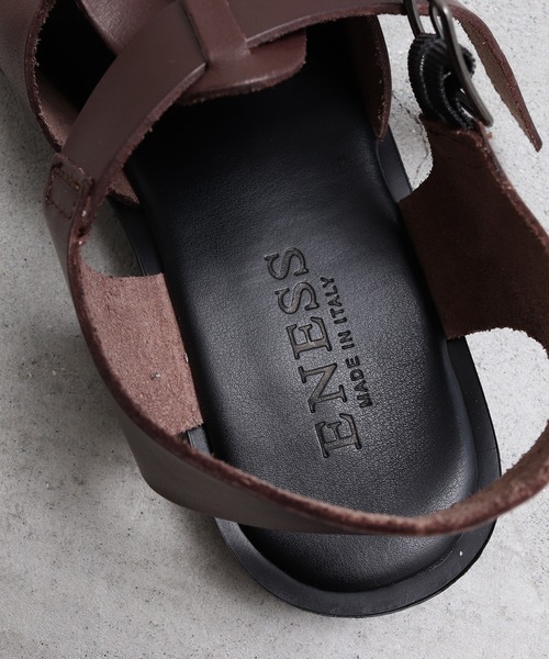 bulle de savon(ビュルデサボン)の「ENESS サンダル(サンダル・レディース・ダークブラウン/ブラック・38/36/37)」の8枚目の写真