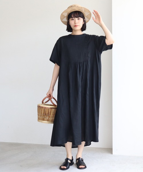 bulle de savon(ビュルデサボン)の「ENESS サンダル(サンダル・レディース・ダークブラウン/ブラック・38/36/37)」の20枚目の写真