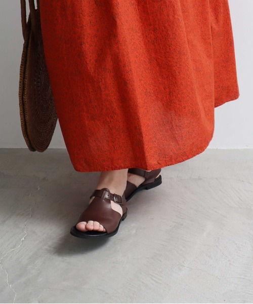 bulle de savon(ビュルデサボン)の「ENESS サンダル(サンダル・レディース・ダークブラウン/ブラック・38/36/37)」の13枚目の写真