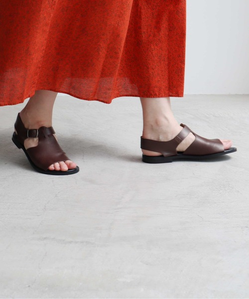 bulle de savon(ビュルデサボン)の「ENESS サンダル(サンダル・レディース・ダークブラウン/ブラック・38/36/37)」の15枚目の写真