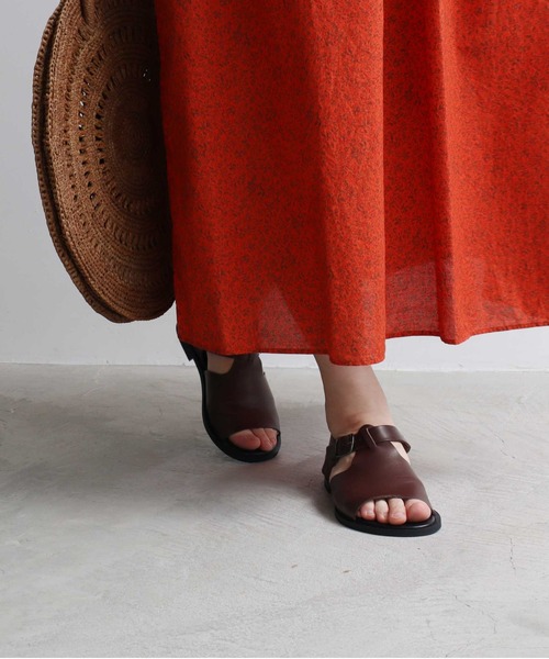 bulle de savon(ビュルデサボン)の「ENESS サンダル(サンダル・レディース・ダークブラウン/ブラック・38/36/37)」の17枚目の写真