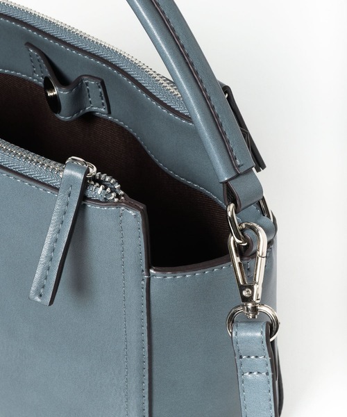 SENSE OF PLACE by URBAN RESEARCH（センスオブプレイスバイアーバンリサーチ）の「2WAYアオリポケットミニショルダーバッグ（ショルダーバッグ・レディース・ライトベージュ/ブラック/ライトブルー・ONE）」の10枚目の写真