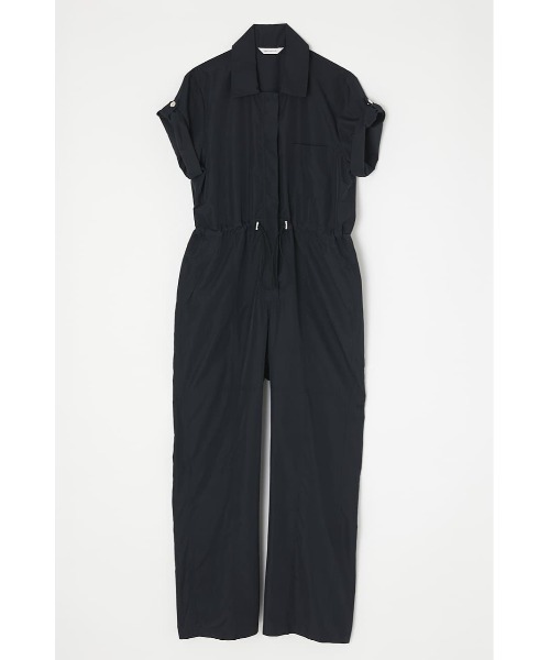 MOUSSY(マウジー)の「TAFFETA ジャンプスーツ(つなぎ/オールインワン・レディース・ライトカーキ/ダークネイビー・1/2)」の2枚目の写真