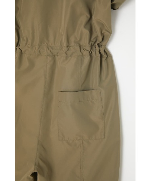 MOUSSY(マウジー)の「TAFFETA ジャンプスーツ(つなぎ/オールインワン・レディース・ライトカーキ/ダークネイビー・1/2)」の15枚目の写真