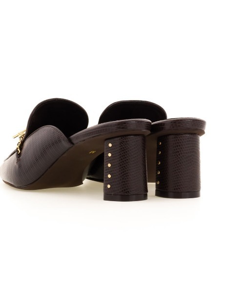 RANDA（ランダ）の「ヒールデザインチェーンミュールパンプス（パンプス・レディース・ダークブラウン/グリーン/クリーム・LL/M/L/S）」の6枚目の写真