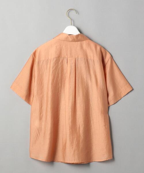 BEAUTY&YOUTH UNITED ARROWS（ビューティーアンドユースユナイテッドアローズ）の「BY オープンカラー5分袖シャツ◆（シャツ/ブラウス・レディース・ダークブラウン/シャーベット/ライム・FREE）」の13枚目の写真
