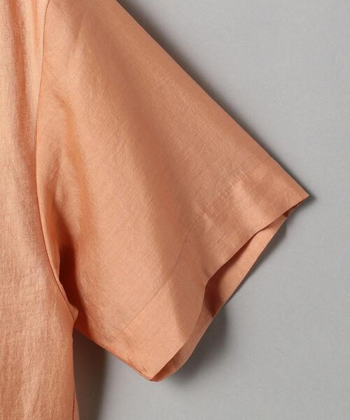 BEAUTY&YOUTH UNITED ARROWS（ビューティーアンドユースユナイテッドアローズ）の「BY オープンカラー5分袖シャツ◆（シャツ/ブラウス・レディース・ダークブラウン/シャーベット/ライム・FREE）」の15枚目の写真