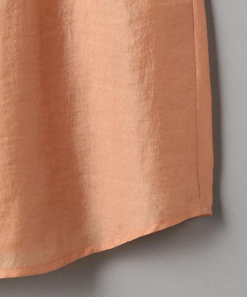 BEAUTY&YOUTH UNITED ARROWS（ビューティーアンドユースユナイテッドアローズ）の「BY オープンカラー5分袖シャツ◆（シャツ/ブラウス・レディース・ダークブラウン/シャーベット/ライム・FREE）」の16枚目の写真