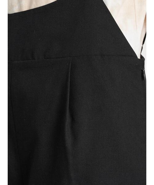 earth music&ecology（アースミュージックアンドエコロジー）の「リネン混サロペット ＊（サロペット/オーバーオール・レディース・ベージュ/ホワイト系その他2/ブラック・L/M）」の11枚目の写真