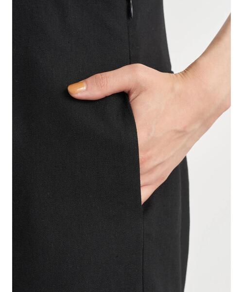 earth music&ecology（アースミュージックアンドエコロジー）の「リネン混サロペット ＊（サロペット/オーバーオール・レディース・ベージュ/ホワイト系その他2/ブラック・L/M）」の13枚目の写真