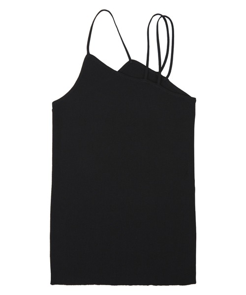 titivate（ティティベイト）の「ｱｼﾝﾒﾄﾘｰﾃﾞｻﾞｲﾝﾆｯﾄｷｬﾐｿｰﾙ（キャミソール・レディース・ブラック/レッド/ピンク/グリーン/グレイッシュベージュ・S/M）」の22枚目の写真