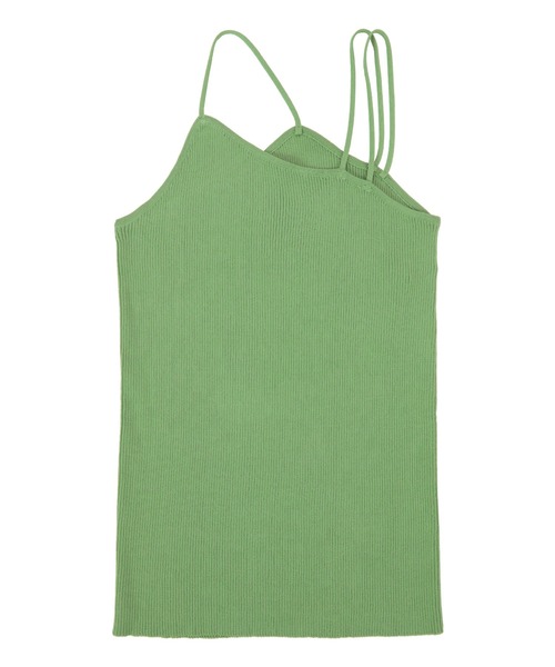 titivate（ティティベイト）の「ｱｼﾝﾒﾄﾘｰﾃﾞｻﾞｲﾝﾆｯﾄｷｬﾐｿｰﾙ（キャミソール・レディース・ブラック/レッド/ピンク/グリーン/グレイッシュベージュ・S/M）」の14枚目の写真