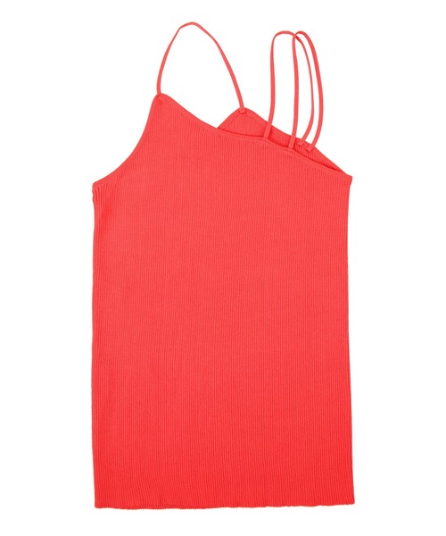 titivate（ティティベイト）の「ｱｼﾝﾒﾄﾘｰﾃﾞｻﾞｲﾝﾆｯﾄｷｬﾐｿｰﾙ（キャミソール・レディース・ブラック/レッド/ピンク/グリーン/グレイッシュベージュ・S/M）」の19枚目の写真