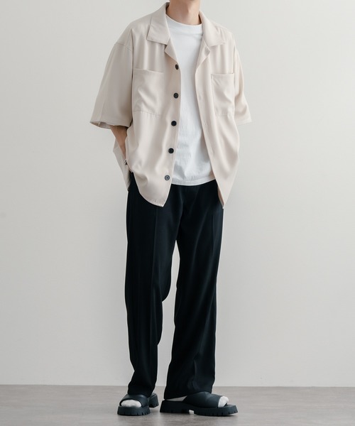 epnok(エプノック)の「オープンカラーCPOシャツ(シャツ/ブラウス・メンズ・ブラック/ブルーグレー/ナチュラル・SMALL/MEDIUM/LARGE)」の13枚目の写真