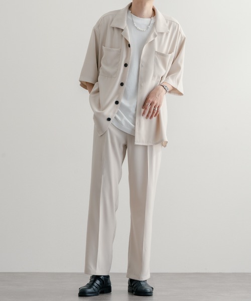 epnok(エプノック)の「オープンカラーCPOシャツ(シャツ/ブラウス・メンズ・ブラック/ブルーグレー/ナチュラル・SMALL/MEDIUM/LARGE)」の9枚目の写真