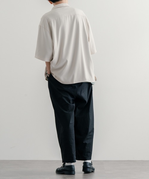 epnok(エプノック)の「オープンカラーCPOシャツ(シャツ/ブラウス・メンズ・ブラック/ブルーグレー/ナチュラル・SMALL/MEDIUM/LARGE)」の8枚目の写真