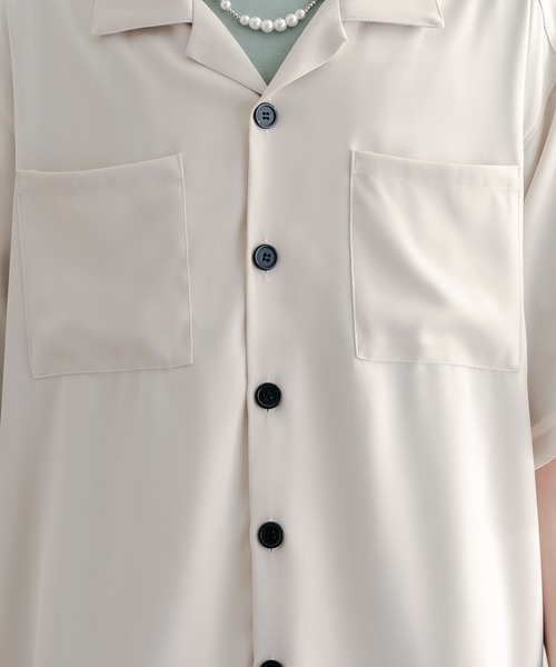 epnok(エプノック)の「オープンカラーCPOシャツ(シャツ/ブラウス・メンズ・ブラック/ブルーグレー/ナチュラル・SMALL/MEDIUM/LARGE)」の16枚目の写真