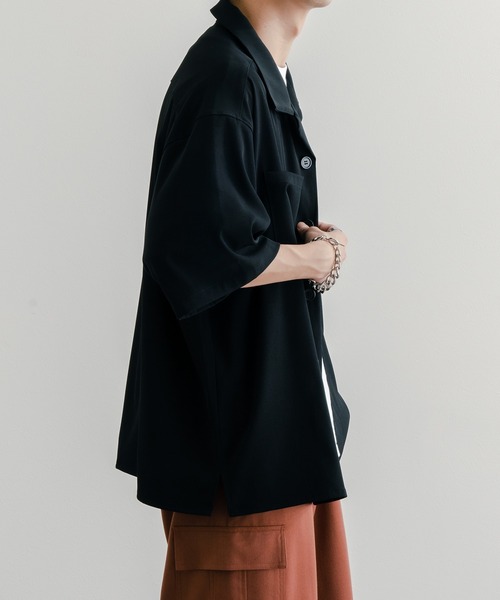 epnok(エプノック)の「オープンカラーCPOシャツ(シャツ/ブラウス・メンズ・ブラック/ブルーグレー/ナチュラル・SMALL/MEDIUM/LARGE)」の22枚目の写真