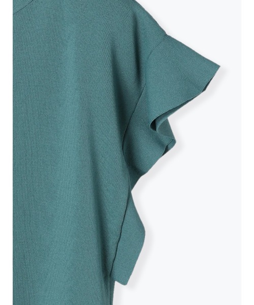 Te chichi(テチチ)の「フレアスリーブニットプルオーバー(ニット/セーター・レディース・ブラック/オフホワイト/グリーン・フリ-)」の11枚目の写真