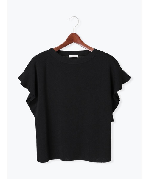 Te chichi(テチチ)の「フレアスリーブニットプルオーバー(ニット/セーター・レディース・ブラック/オフホワイト/グリーン・フリ-)」の16枚目の写真