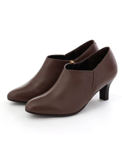 water massage(ウォーターマッサージ)の「【water massage】6cmヒールブーティー/612307(ブーツ・レディース・グレー/ブラック/ブラウン・23.5cm/23.0cm/24.0cm/24.5cm/22.5cm/22.0cm)」の3枚目の写真