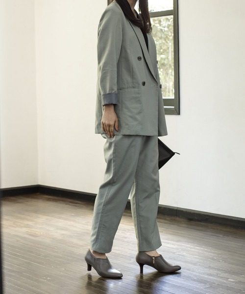 water massage(ウォーターマッサージ)の「【water massage】6cmヒールブーティー/612307(ブーツ・レディース・グレー/ブラック/ブラウン・23.5cm/23.0cm/24.0cm/24.5cm/22.5cm/22.0cm)」の1枚目の写真