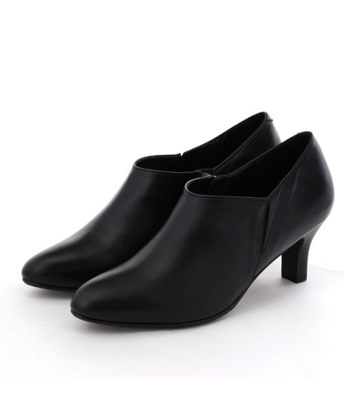 water massage(ウォーターマッサージ)の「【water massage】6cmヒールブーティー/612307(ブーツ・レディース・グレー/ブラック/ブラウン・23.5cm/23.0cm/24.0cm/24.5cm/22.5cm/22.0cm)」の5枚目の写真