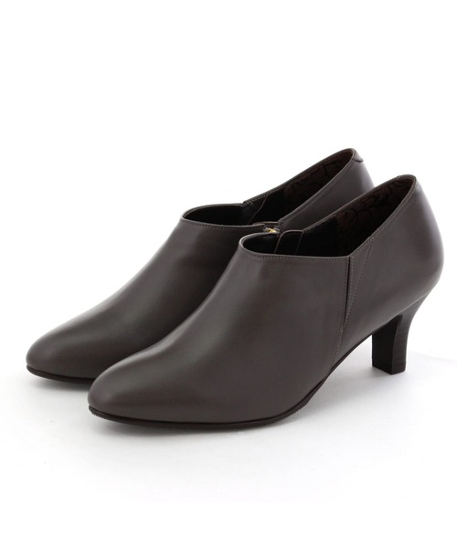 water massage(ウォーターマッサージ)の「【water massage】6cmヒールブーティー/612307(ブーツ・レディース・グレー/ブラック/ブラウン・23.5cm/23.0cm/24.0cm/24.5cm/22.5cm/22.0cm)」の6枚目の写真