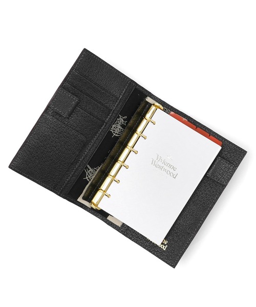 Vivienne Westwood ACCESSORIES（ヴィヴィアンウエストウッドアクセサリー）の「EXECUTIVE / 手帳【859172 C99E】（手帳/メモ帳・レディース・ブラック・FREE）」の4枚目の写真