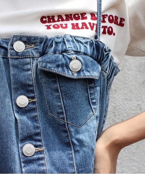 one way（ワンウェイ）の「【oneway Jeans】BACKリボンデニムサロペット（サロペット/オーバーオール・レディース・ライトブルー/ダークブルー・S/M）」の8枚目の写真