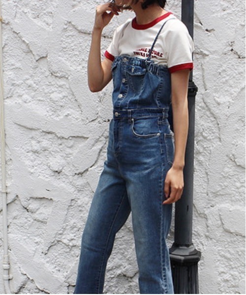 one way（ワンウェイ）の「【oneway Jeans】BACKリボンデニムサロペット（サロペット/オーバーオール・レディース・ライトブルー/ダークブルー・S/M）」の18枚目の写真