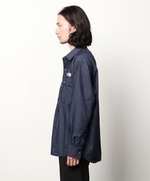 THE NORTH FACE ナイロンデニムヌプシシャツ　NR72130 THE NORTH FACE(ザ・ノース・フェイス) ロングスリーブ ナイロン