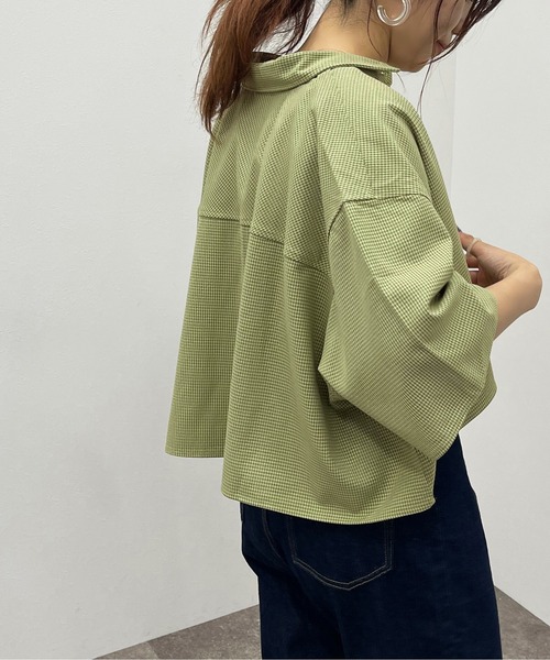 apres jour mignon(アプレジュールミニョン)の「アソート柄ショートシャツ 【ZOZOTOWN限定アイテム】(シャツ/ブラウス・レディース・その他/ブラック系その他2/グレー系その他/グリーン系その他/ブルー系その他・X-LARGE/フリー)」の22枚目の写真