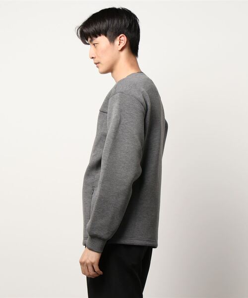 Gramicci(グラミチ)の「【GRAMICCI/グラミチ】TECH KNIT PULLOVER GUJK-21F023(スウェット・メンズ・ブラック/ベージュ/チャコールグレー・MEDIUM/X-LARGE/LARGE)」の4枚目の写真
