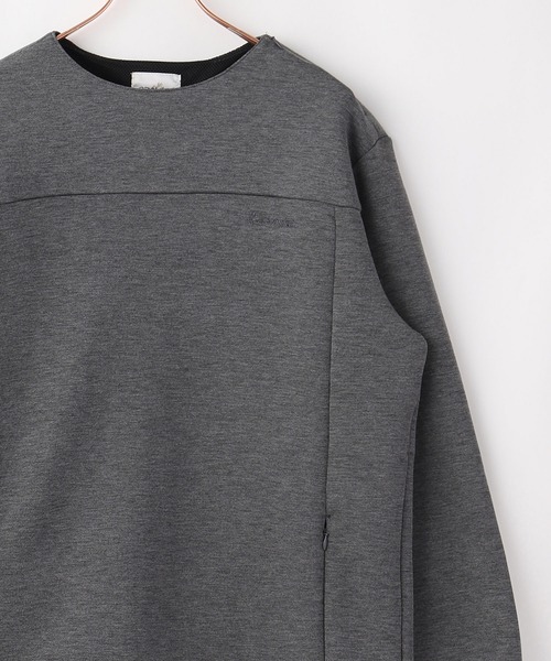 Gramicci(グラミチ)の「【GRAMICCI/グラミチ】TECH KNIT PULLOVER GUJK-21F023(スウェット・メンズ・ブラック/ベージュ/チャコールグレー・MEDIUM/X-LARGE/LARGE)」の2枚目の写真