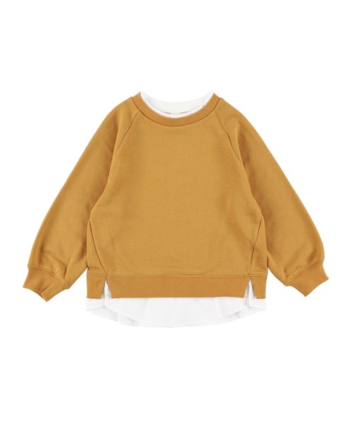 SUNDAYS SUN(サンデイズ サン)の「レイヤードトレーナー(スウェット・キッズ・チャコール/テラコッタ/キャメル/ブルー系その他・100/110/90/140/130/80/120)」の7枚目の写真