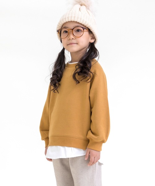 SUNDAYS SUN(サンデイズ サン)の「レイヤードトレーナー(スウェット・キッズ・チャコール/テラコッタ/キャメル/ブルー系その他・100/110/90/140/130/80/120)」の14枚目の写真