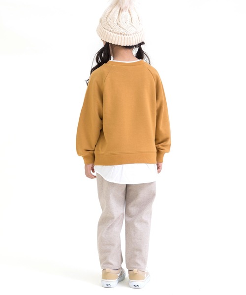 SUNDAYS SUN(サンデイズ サン)の「レイヤードトレーナー(スウェット・キッズ・チャコール/テラコッタ/キャメル/ブルー系その他・100/110/90/140/130/80/120)」の16枚目の写真