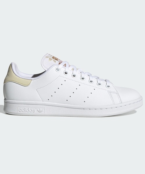 adidas（アディダス）の「スタンスミス [STAN SMITH] アディダスオリジナルス（スニーカー・レディース・ホワイト×ピンク/ホワイト系その他・22.5cm/24.5cm/26.5cm/22.0cm/24.0cm/26.0cm/28.0cm/25.0cm/27.0cm/23.5cm/25.5cm/27.5cm/23.0cm）」の2枚目の写真