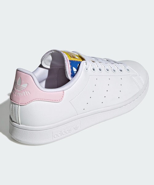 adidas（アディダス）の「スタンスミス [STAN SMITH] アディダスオリジナルス（スニーカー・レディース・ホワイト×ピンク/ホワイト系その他・22.5cm/24.5cm/26.5cm/22.0cm/24.0cm/26.0cm/28.0cm/25.0cm/27.0cm/23.5cm/25.5cm/27.5cm/23.0cm）」の12枚目の写真
