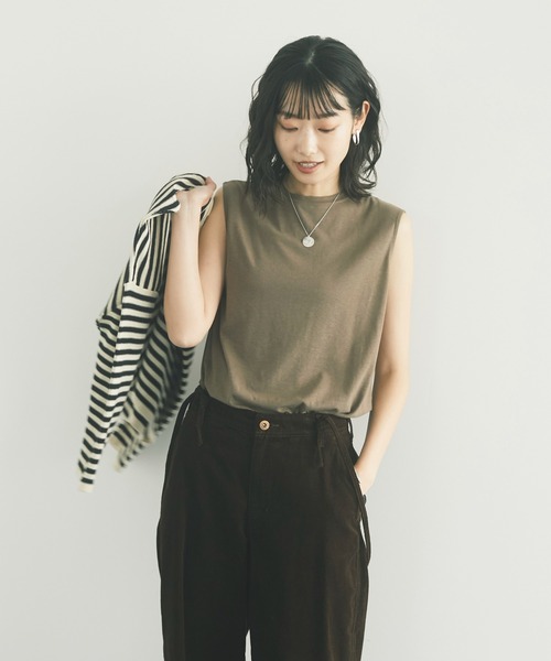 CRAFT STANDARD BOUTIQUE（クラフトスタンダードブティック）の「【ウォッシャブル】7分袖ニットプルオーバー　＊◇（ニット/セーター・レディース・ブラウン系その他7/モカ/ブラック/ブラック系その他4・FREE）」の13枚目の写真