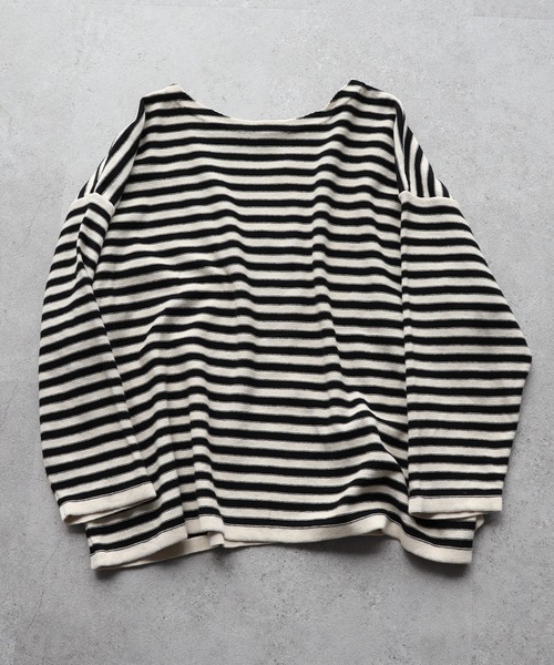 CRAFT STANDARD BOUTIQUE（クラフトスタンダードブティック）の「【ウォッシャブル】7分袖ニットプルオーバー　＊◇（ニット/セーター・レディース・ブラウン系その他7/モカ/ブラック/ブラック系その他4・FREE）」の19枚目の写真