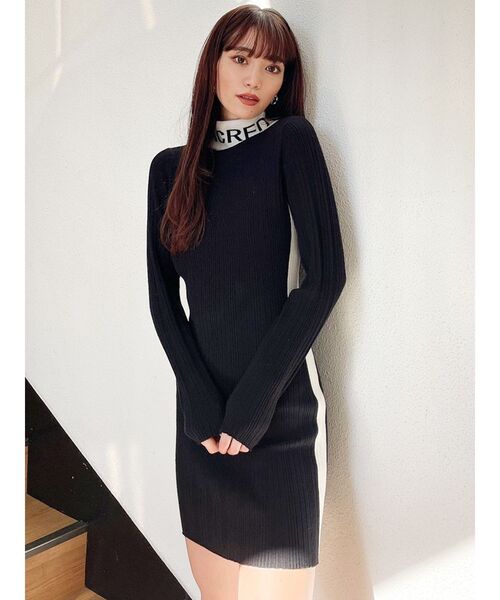 GYDA(ジェイダ)の「SACRED ニットタイトワンピース(ワンピース・レディース・ブラック/ベージュ・FREE)」の22枚目の写真