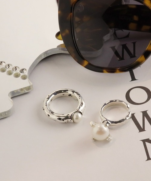 e.m.（イーエム）の「my pearl ring（リング・レディース・シルバー・#15/#9/#13/#11/#19/#17）」の6枚目の写真