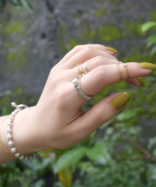 e.m.（イーエム）の「my pearl ring（リング・レディース・シルバー・#15/#9/#13/#11/#19/#17）」の3枚目の写真