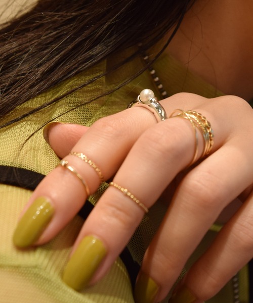 e.m.（イーエム）の「my pearl ring（リング・レディース・シルバー・#15/#9/#13/#11/#19/#17）」の11枚目の写真