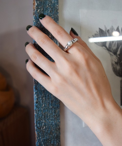 e.m.（イーエム）の「my pearl ring（リング・レディース・シルバー・#15/#9/#13/#11/#19/#17）」の15枚目の写真