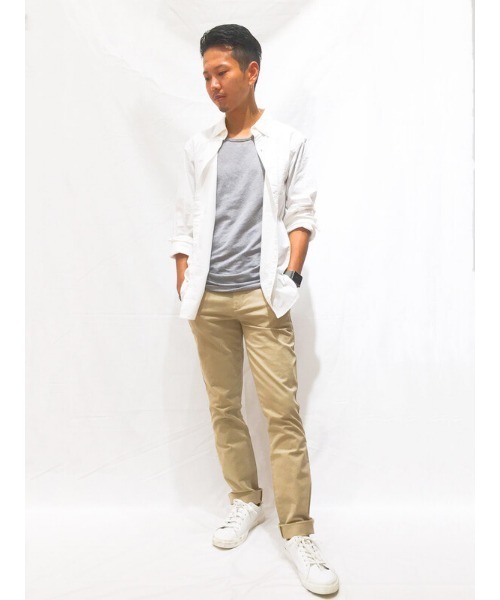 GAP（ギャップ）の「Gapflex エッセンシャル カーキ スキニーフィットチノパンツ（チノパンツ・メンズ・ブラック/ネイビー/ベージュ/スミクロ・28W 30L/32W 30L/30W 30L/31W 30L/36W 32L/34W 30L/29W 30L/32W 32L/34W 32L/33W 30L/30W 32L/31W 32L/38W 30L/36W 30L/33W 32L/36W）」の7枚目の写真