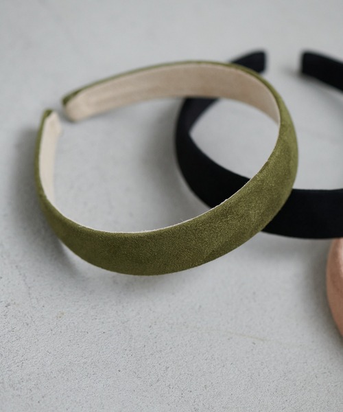 DISCOAT（ディスコート）の「スエードカチューシャ（カチューシャ・レディース・ブラック/グリーン/ピンク・FREE）」の9枚目の写真