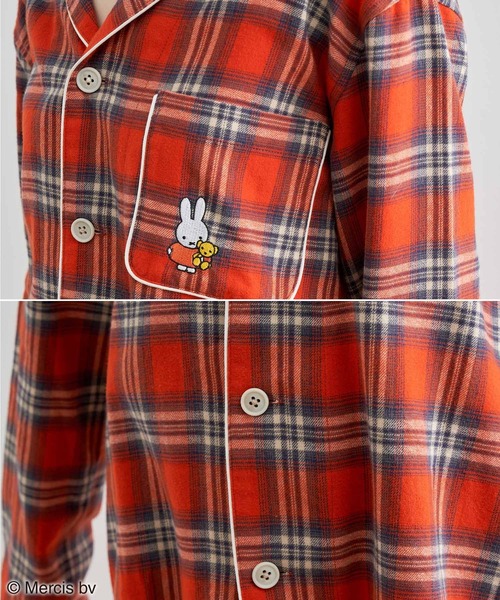 Miffy( ミッフィー)の「【miffy×ROPE' PICNIC】ルームウェアセット(ルームウェア/パジャマ・レディース・ネイビー/ブルー系その他/ホワイト/オレンジ・38)」の7枚目の写真
